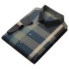 Paul's same style shirt, men's short-sleeved summer cool inch shirt, big brand trendy middle-aged checked shirt, dad's casual wear Item Picture